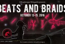 Beats and Braids takes place from October 13 to 15 at various venues in Peterborough (image: O'Kaadenigan Wiingashk Collective)