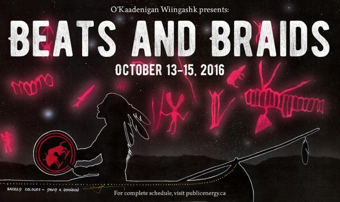 Beats and Braids takes place from October 13 to 15 at various venues in Peterborough (image: O'Kaadenigan Wiingashk Collective)