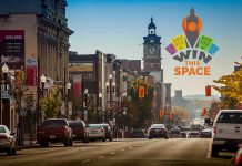 The Peterborough DBIA announced the Win This Space entrepreneurial competition last week (photo/graphic: Peterborough DBIA)