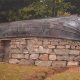 The Farley Mowat Boat Roofed House is being moved to its new location at Eastside Ganaraska Park for the Thanksgiving weekend (photo: followingfarley.com)