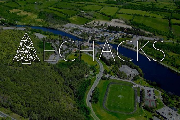 More than 350 students are expected to attend Trent University's first-ever hackathon, Electric City Hacks, from November 4th to 6th (logo: Ana Djurkovic)