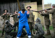 A scene from the original production of Wounded Soldiers at Winslow Farm in Millbrook in August 2014. 4th Line Theatre is taking the production on the road this November with 15 performances in Peterborough, Ottawa, and Belleville. (Photo: Wayne Eardley)