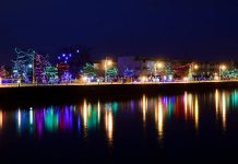 Activity Haven is organizing a tour of Christmas lights on December 5, including Christmas Magic along the Cobourg waterfront (photo: Cobourg Tourism)