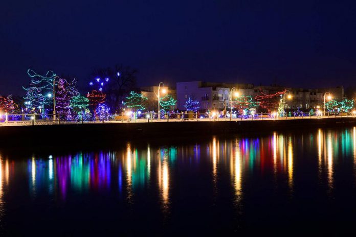 Activity Haven is organizing a tour of Christmas lights on December 5, including Christmas Magic along the Cobourg waterfront (photo: Cobourg Tourism)