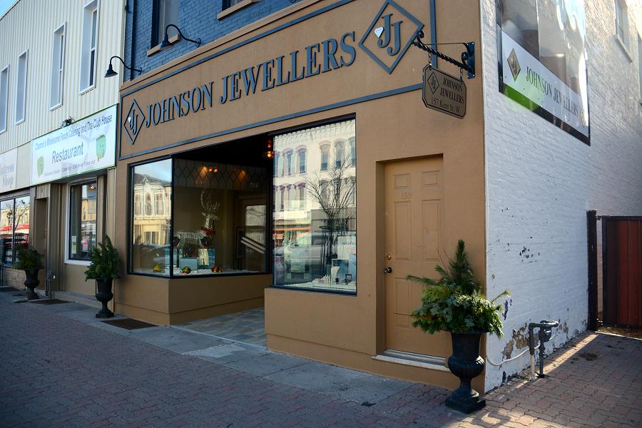 Johnson's Jewellers at 157 Kent Street West has been a fixture of Lindsay's downtown for the past 70 years. (Photo: Eva Fisher)