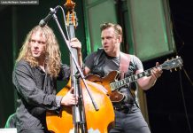 Ryan and Sam Weber of The Weber Brothers, who'll be performing a multi-media Christmas concert at Peterborough's Market Hall on December 17 featuring their new full-length film "When Christmas Falls On Peterborough" directed by Rob Viscardis (photo: Linda McIlwain / kawarthaNOW)