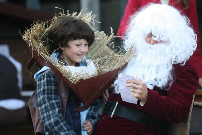 Give local this holiday season by buying unique gifts that support local non-profit organizations, like tickets to the 2017 summer season at 4th Line Theatre in Millbrook. Pictured is a scene from 4th Line Theatre's 2007 production of Leanna Brodie's Schoolhouse. (Photo: Wayne Eardley, Brookside Studio)