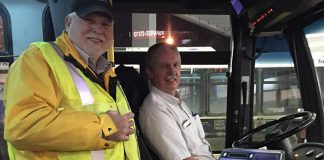 The free New Year's Eve service on Peterborough Transit was first offered in 2015, sponsored by Wolfe Lawyers. (Photo: Don Vassiliadis / Twitter)