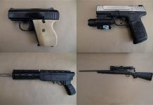 Some of the weapons police have seized during their Project Runway drug investigation (supplied photos)