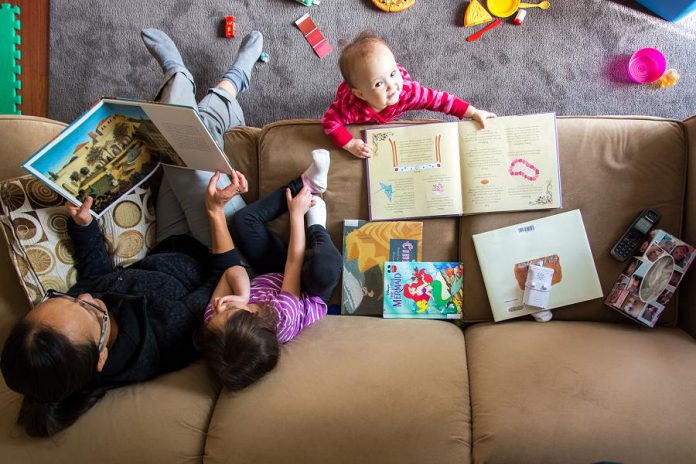 Talking, listening, playing, and reading with children helps them develop strong literacy skills for life (photo: David D/Flickr, CC BY 2.0)