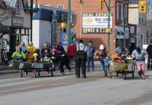 The Polar Paddle takes place on Saturday, February 4 on Queen Street in Lakefield as part of the 2017 PolarFest celebrations (photo: Selwyn Township)