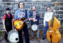 Americana folk-roots rockers Roosevelt Dime perform at the Gordon Best Theatre in Peterborough on Saturday, January 14 (photo: Fatima Talib)