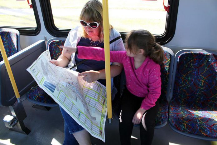 Learning how to use transit is a fun way for youth to explore their independence and a safe alternative to driving. Grade 8 students across Peterborough will receive a free transit pass to use over the March Break, and families can purchase a day pass for up to 2 adults and 4 children to ride the bus all day for only $8.00