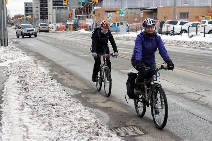 Addressing climate change means reducing your greenhouse gas emissions. Changing the way you think about transportation is something you can do right now. Using your car less and switching to walking, cycling, or transit will reduce your household carbon footprint, and your family will be healthier too.