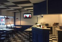 The interior of the new P.J.'s Diner location in the Brookdale Plaza on Chemong Road