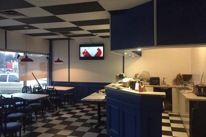 The interior of the new P.J.'s Diner location in the Brookdale Plaza on Chemong Road