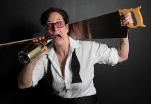 An interview with Charlie Cathy Petch, who performs their full-length spoken word vaudeville play "Mel Malarkey Gets The Bum's Rush" at The Theatre on King in downtown Peterborough from March 29 to April 2 (photo courtesy of Charlie Petch)