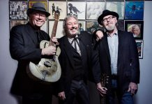 Peterborough's legendary acoustic blues trio Jackson Delta (Rick Fines, Alan Black, and Gary Peeples) are reuniting once again for a one-night only performance at the Market Hall on April 15 (photo: Jackson Delta)