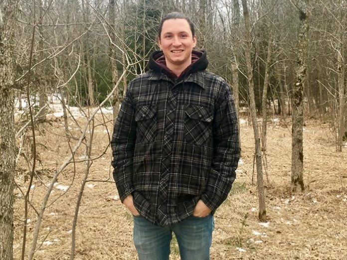 Reginal Eddy is a student in Fleming College's Urban Forestry Technician Co-op program (photo courtesy of Fleming College)