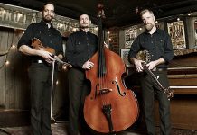 Warm up the final days of winter with some old-time music from Toronto's The Lonesome Ace Stringband (Chris Coole, John Showman, and Max Heineman), who are performing at the Gordon Best Theatre in downtown Peterborough on Friday, March 10 (publicity photo)