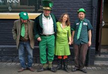 There are lots of local celebrations of St. Patrick's Day on March 17, including a last jig at The Pig's Ear in downtown Peterborough (which closes its doors on April 22) featuring Washboard Hank and The Killarney Honkers (photo: Washboard Hank)