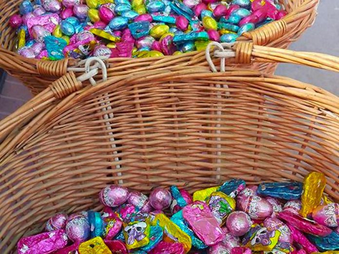 The annual Nutty Chocolatier Easter Egg Hunt takes place at noon on Easter Sunday (photo: The Nutty Chocolatier / Facebook)