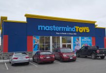 Mastermind Toys has been aggressively expanding its locations across Canada. The Peterborough location, pictured here, is Mastermind's 50th store in Canada. (Photo: Mastermind Toys)