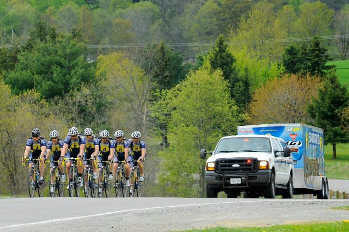 The Pedal for Hope cycling team, pictured here in 2013, has raised $4.8 million for pediatric cancer research since 2005. (Photo: Pedal for Hope / Facebook)