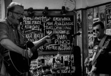 Rick Fines and JP Hovercraft performing at the January 2016 Deluxe Blues Jam at The Pig's Ear Tavern. Since 2014, the jam has raised more than $10,000 for the Peterborough Musicians Benevolent Association, which helps local musicians in need. The final Deluxe Blues Jam at The Pig's Ear Tavern (before it closes its doors for good) takes place on Saturday, April 15th from 1:30 to 5:30 p.m. The jam will be hosted by Rezonator, whose bass player JP Hovercraft will also be celebrating his 65th birthday. (Photo: SLAB Productions)