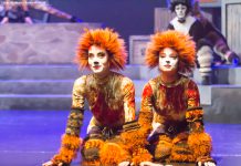 A retrospective of the work of Howard Berry, the man behind the costume designs featured in many of the Peterborough Theatre Guild's most successful shows like Cats, is taking place at The Mount Community Centre along with a series of special events from May 26 to May 28, with proceeds going to support The Mount. (Photo: Linda McIlwain / kawarthaNOW)