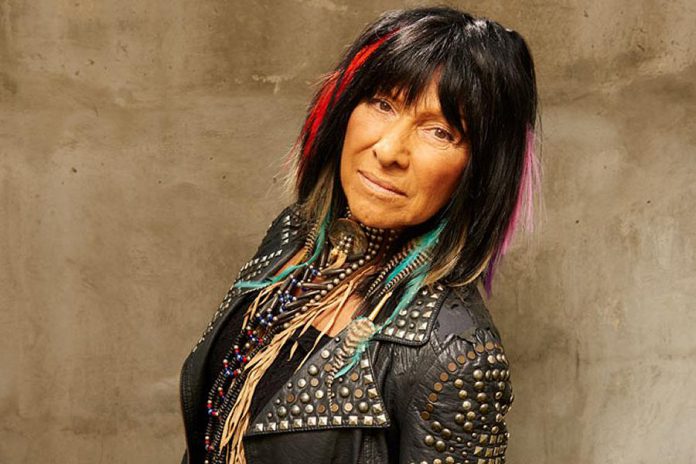 Award-winning Cree-Canadian singer-songwriter, multi-instrumentalist, activist, and visual artist Buffy Sainte-Marie kicks off the Peterborough Folk Festival with a ticketed concert at Showplace in downtown Peterborough on Friday, August 18 (publicity photo)