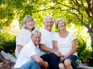 Vikki Whitney, Kyle Griffin, Jack Griffin, and Ann Griffin work as a family at Griffin's Greenhouses. (Photo: Rebecca Littlejohn)