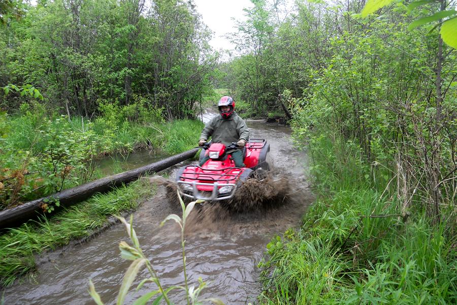 Forget the parking lot: Dunfords of Havelock lets you try out your ATV, UTV or 4x4 in real conditions before you buy it. (Photo: Dunfords of Havelock)