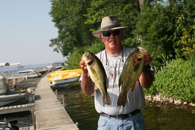 Fishing is a star attraction at Southview Cottages. Owner Sandy says that Rice Lake has the best fishing in Ontario. (Photo: Southview Cottages)