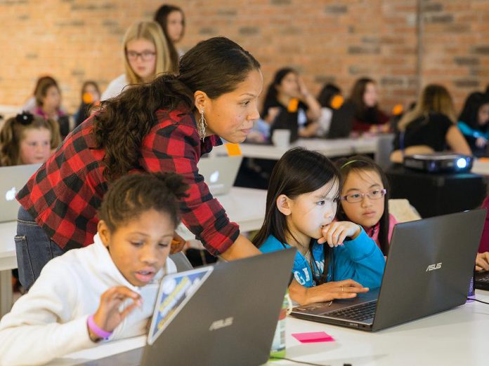 National Girls Learning Code Day on May 13 will be celebrated in Peterborough with a workshop for girls aged eight to 13, along with their parents or guardians, at The Cube in downtown Peterborough. (Photo: Ladies Learning to Code)