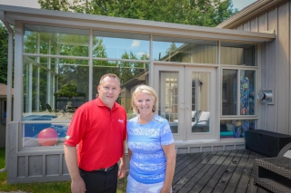 The building process usually takes 1-2 weeks, but the sunrooms are built to last a lifetime. (Photo: Lifestyle Home Products)