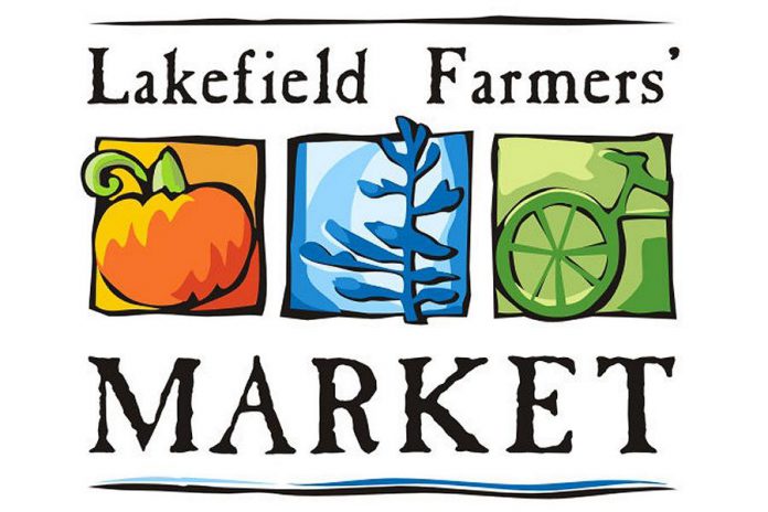 The Lakefield Farmers' Market runs every Thursday until October in the parking lot of the Lakefield-Smith Community Centre, next to Isobel Morris Park.