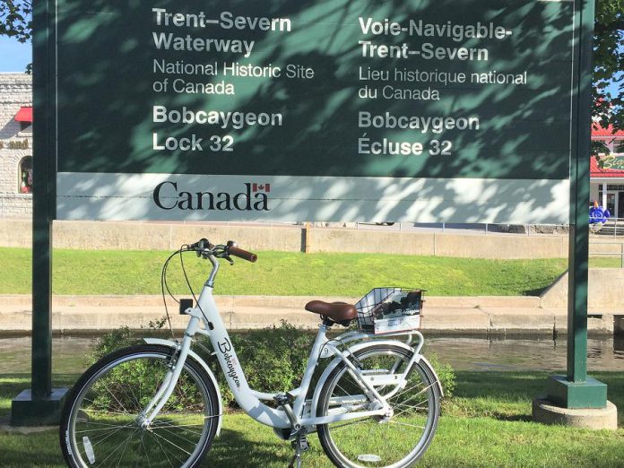 Impact 32 is offering free bike rentals in Bobcaygeon until July 2, as a way to introduce the new bike sharing program. (Photo: Impact 32)