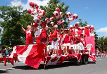 A very Canadian float in the 2010 Peterborough Canada Day Parade. Expect the floats at this year's parade, with the theme of Canada's 150th birthday, to be even more amazing. (Photo: Peterborough Canada Day Parade / Facebook)