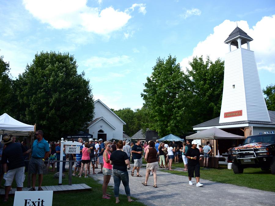 The village comes alive for the Bobcaygeon Craft Beer and Food Festival, held annually in August. (Photo: Eva Fisher / kawarthaNOW)