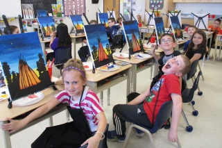 Spirits and Splatters offers Milk and Splatters, a fun painting experience for kids. (Photo: Spirits and Splatters)
