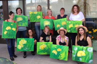 Paint parties offer a chance to express your individuality and create something that you love. (Photo: Spirits and Splatters)