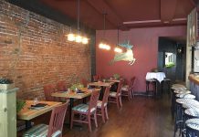 The Hunter County Cuisine & Wine Bar, which recently opened in downtown Peterborough, features locally sourced farm-based cuisine.