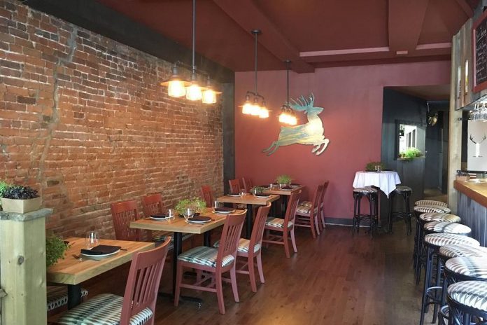 The Hunter County Cuisine & Wine Bar, which recently opened in downtown Peterborough, features locally sourced farm-based cuisine.