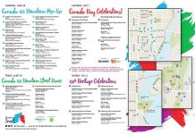 The Canada 150 event map, showing all the celebrations in Peterborough, is available online and in printed form. (Map: Peterborough 150)