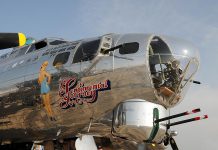 "Sentimental Journey", a B-17G Flying Fortress bomber, will be at the Peterborough Airport from July 10 to 16 during Flying Fortress Week. Flights on the plane are also available, but they start at $425 US per person ($850 if you want to sit in one of the bombardier seats shown above).