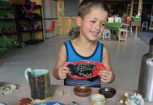 This summer, Kawartha Potters' Guild is offering a Clay and Play camp program for youth, a fun-filled week of clay and exercise activities. Every day, campers will spend some or all of the day creating with clay, guided step-by-step by qualified instructors through the process. (Photo: Kawartha Potters' Guild)