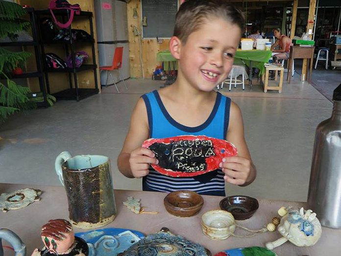 This summer, Kawartha Potters' Guild is offering a Clay and Play camp program for youth, a fun-filled week of clay and exercise activities. Every day, campers will spend some or all of the day creating with clay, guided step-by-step by qualified instructors through the process. (Photo: Kawartha Potters' Guild)