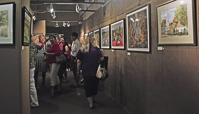 Avid art collectors and festival-goers will have an outstanding variety of fine art to browse and purchase as they walk among the diverse range of works in the indoor and outdoor galleries. (Photo: Buckhorn Fine Art Festival)