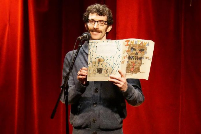 Grown Ups Read Things They Wrote as Kids hosts shows in cities across Canada, from Whitehorse to Vancouver to Winnipeg to Toronto to Halifax. The September 27th Peterborough show is the first time the show has been held in the Kawarthas.  (Photo: Jenna Zuschlag Misener)
